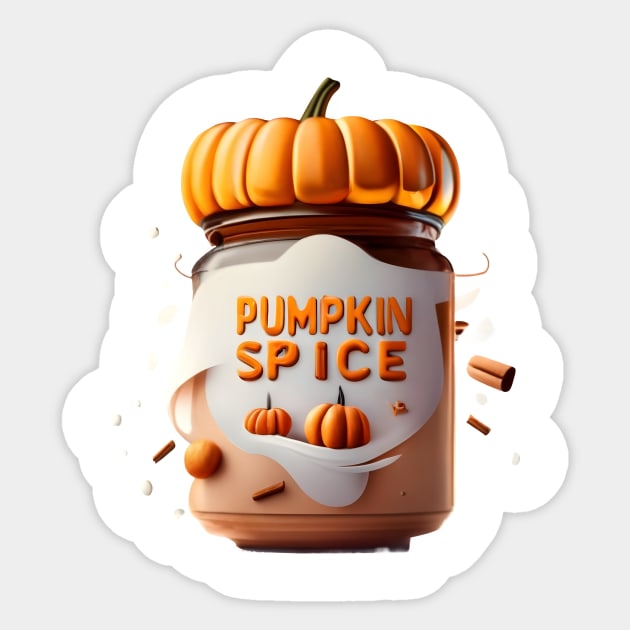 Pumpkin spice Sticker by Double You Store